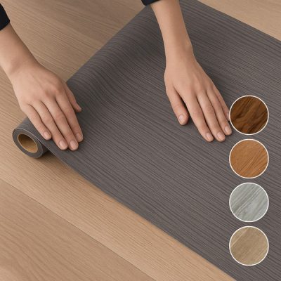 Autocollant en bois adhésif imitation grain de bois (300x40cm) | DURAWOOD