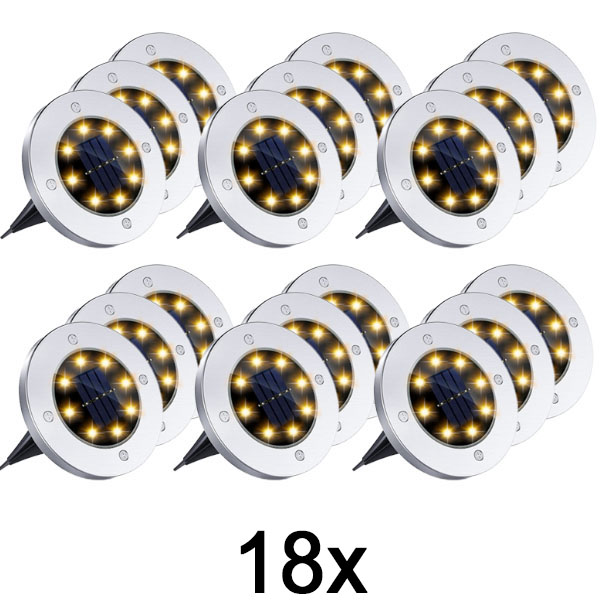 6x Eclairage solaire de jardin et de terrasse (3 pièces) | LUMIGARD