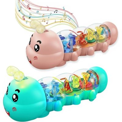 Chenille musicale interactive à ramper | CATERLY