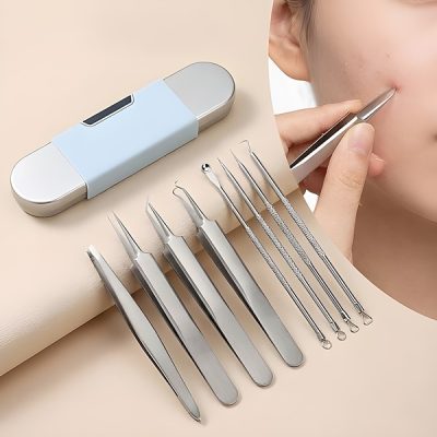 Kit d'outils 7-en-1 pour l'extraction des points noirs | PORACLEAN