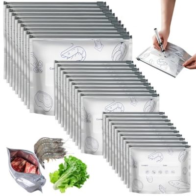 Sachets de conservation en aluminium réutilisables (30 pièces) | REUSEFO