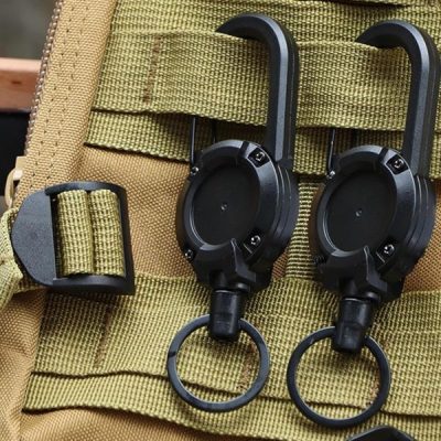 Porte-clés à câble rétractable (2 pcs) | TACTKEY