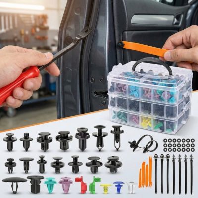Kit universel de fixations automobiles (725 pcs/ensemble) | CARFIXA