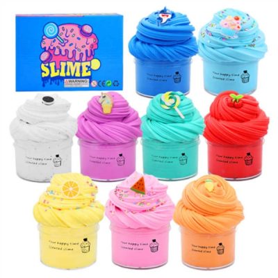 Super pâte à modeler slime (9 pièces) | CLAYFUN