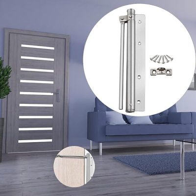 Ferme-porte automatique silencieux – Tension réglable, acier | AUTOHENG