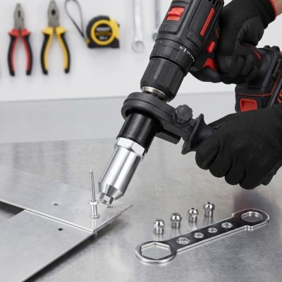 Accessoire de rivetage pour perceuse électrique | RIVETY