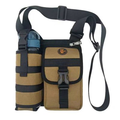 Sac à bandoulière avec porte-bouteille d’eau | TREZORIA