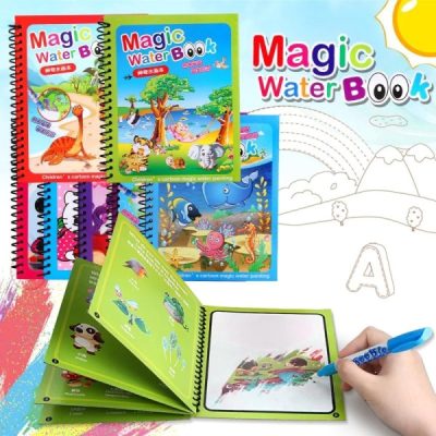 Livre de coloriage à l’eau réutilisable | WONDERINK