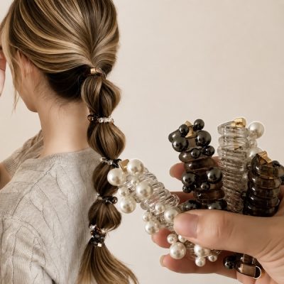 Élastiques à cheveux spirales sans dommage (6 pcs/lot) | PEARLTIC