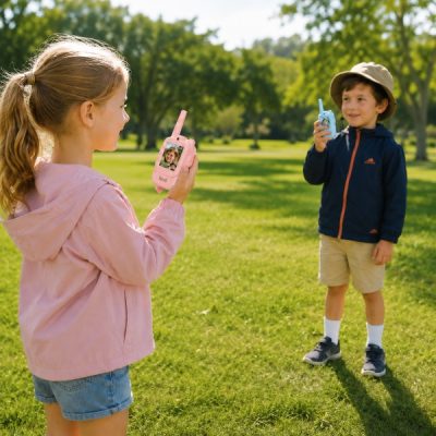 Talkies-walkies vidéo pour enfants avec effets vocaux, (2 pièces) | KIDTALKIE