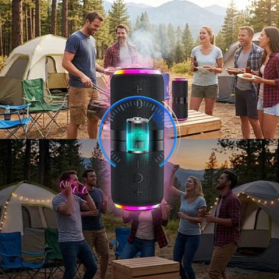 Haut-Parleur Stéréo Magnétique Séparable - True Wireless | MEGABEAT
