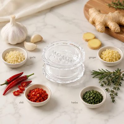 Hachoir manuel à main pour aliments (2 pièces/ensemble) | TWISTCHOP