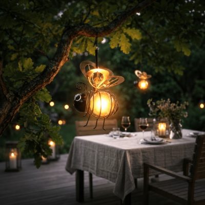 Lanterne solaire suspendue pour jardin | BEELANTERN
