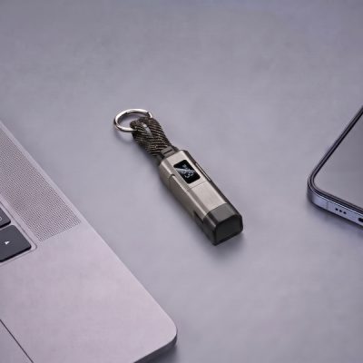 Câble porte-clés avec écran portable | CHRGKEY