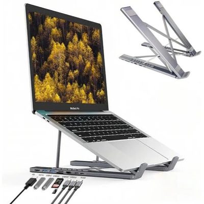 Support d'ordinateur portable réglable | LAPDOCKX