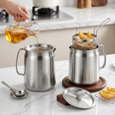 Casserole de cuisson polyvalente en acier | OILBASK