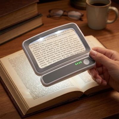Loupe de lecture LED rectangulaire | READSCOPE