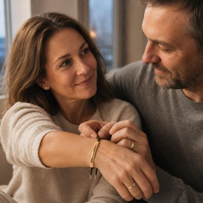 Bracelet de foi - God Is In Control, acier inoxydable | FAITHLET