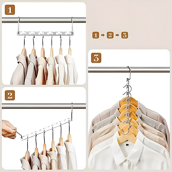 Organisation garde-robe SNAPHANG